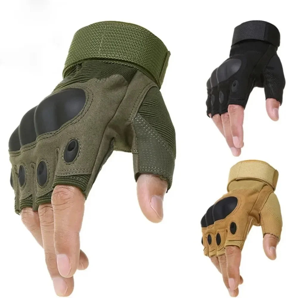 New Tactical Gloves Half Finger Combat Protective Gear for Men
