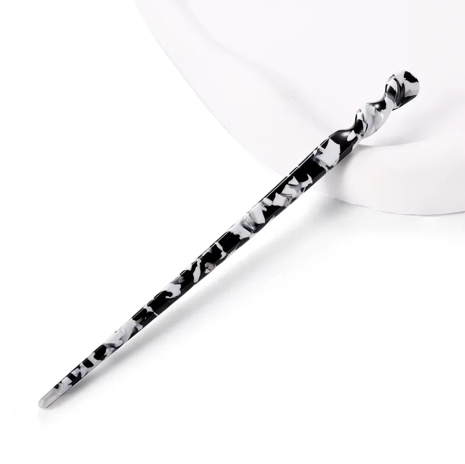 Vintage Chinese Style Acetate Hair Sticks for Women - Elegant Wedding Hairpins and Accessories