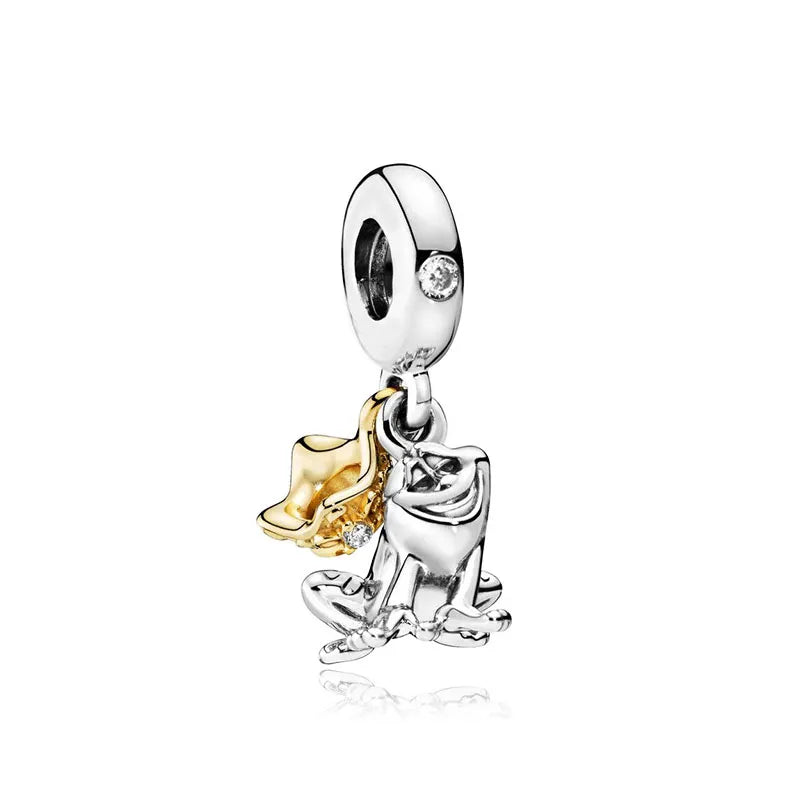 Exquisite 925 Silver Animal Bead Collection Featuring Fish Dog Duck and Pig Pendants for European DIY Bracelets