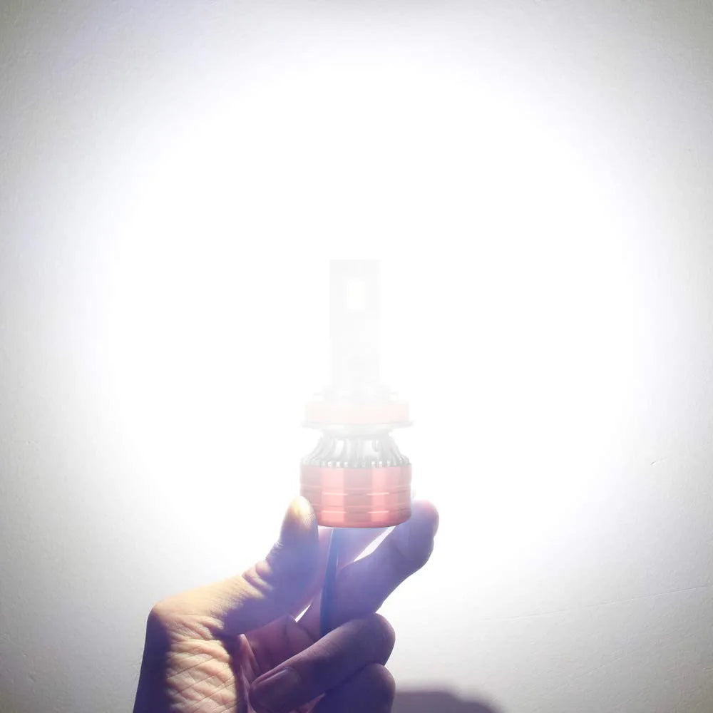 LED Headlight Bulbs 160W 24000LM 6000K Universal H4 H7