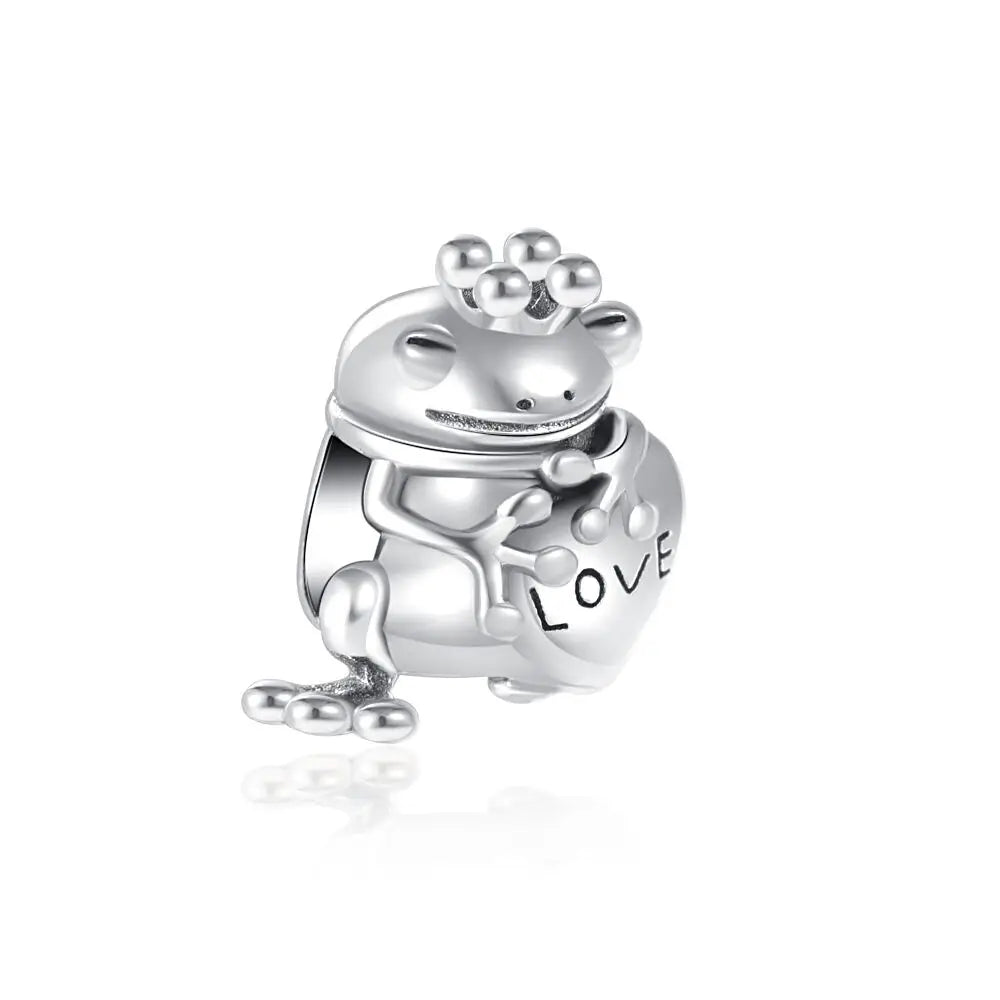 925 Sterling Silver Love Arrow Double Ring Charm for Wedding Anniversary Jewelry B572
