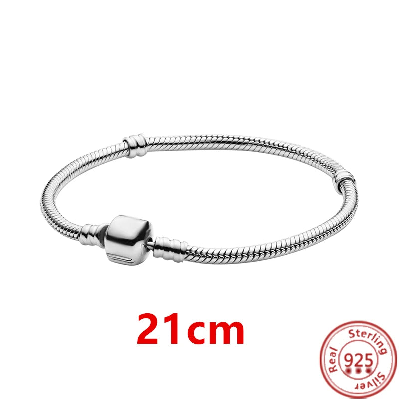 925 Sterling Silver Zodiac Pendant with Colorful Zircon for Charm Bracelets GDL017-21 3mm-4mm