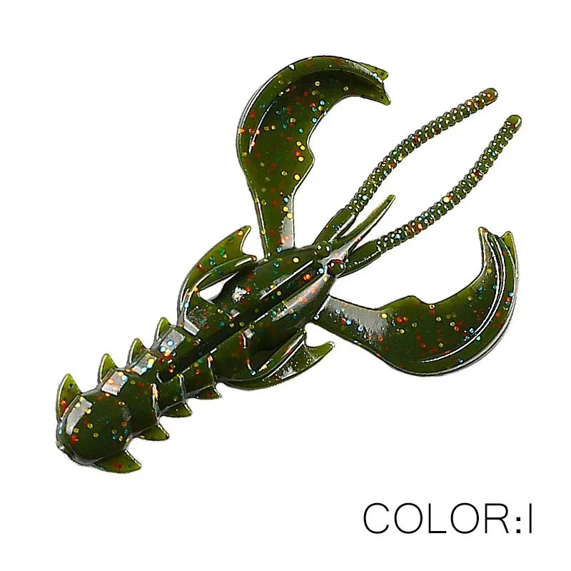 65mm 10pcs Lobster Soft Lure Bionic Shrimp Fishing Bait I