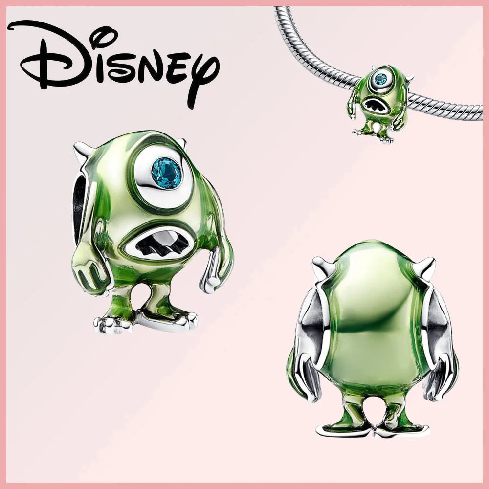 Disney 925 Sterling Silver Stitch Minnie Winnie Dangle