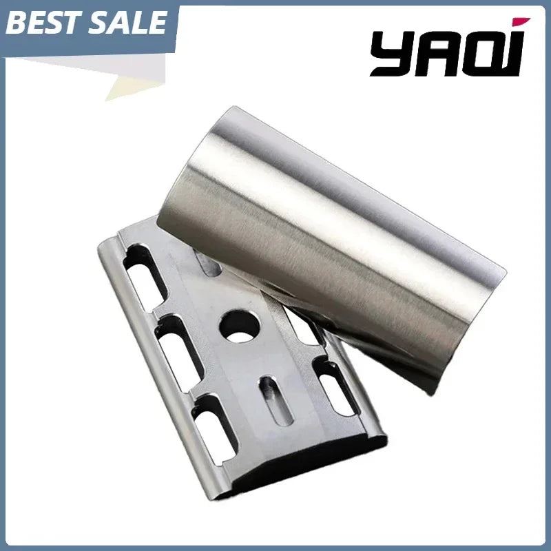 Yaqi Slope 316 Stainless Steel Men's Safety Razor Head Premium Shaving Tool for Ultimate Beard Care