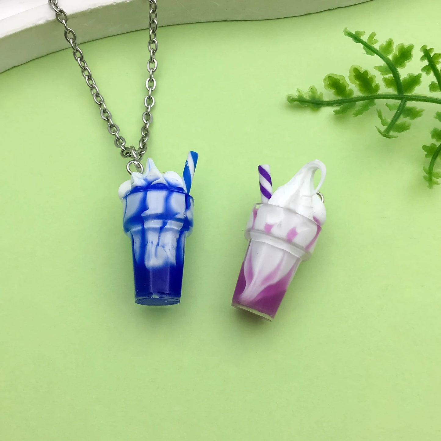 3D Ice Cream Resin Charms Set for DIY Jewelry Crafting