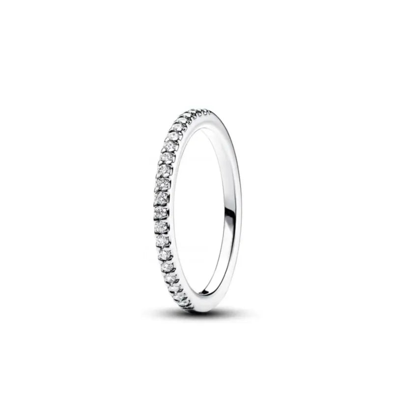 Elegant 925 Sterling Silver Pink Heart Ring For Weddings And Valentine's Day Gifts B4970