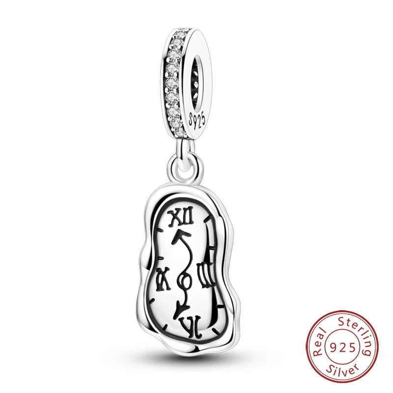 Sterling Silver Camera Coffee Cup Charm Beads for Qikaola Bracelet Jewelry DIY