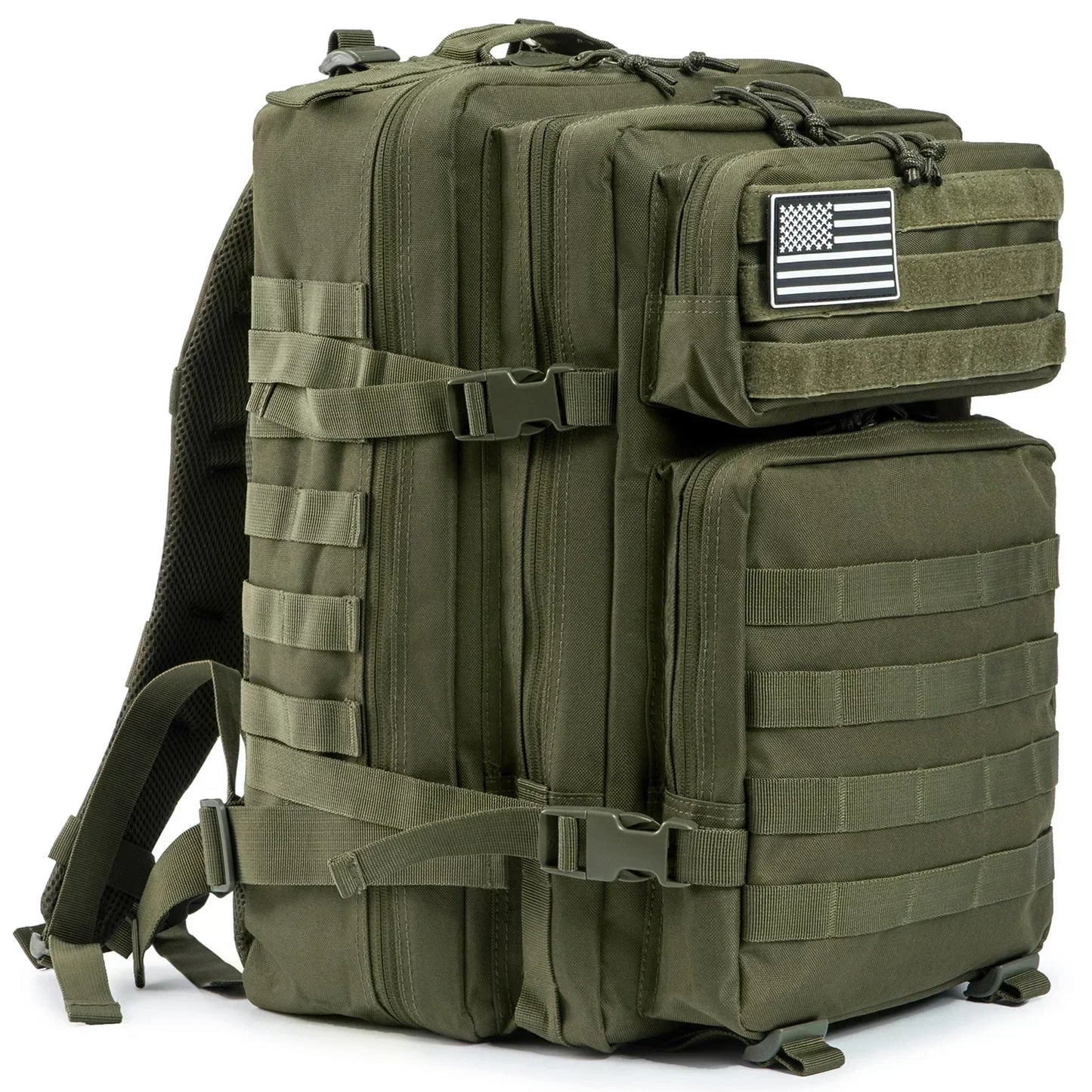 45L Large Capacity Tactical Backpacks for Men and Women Green