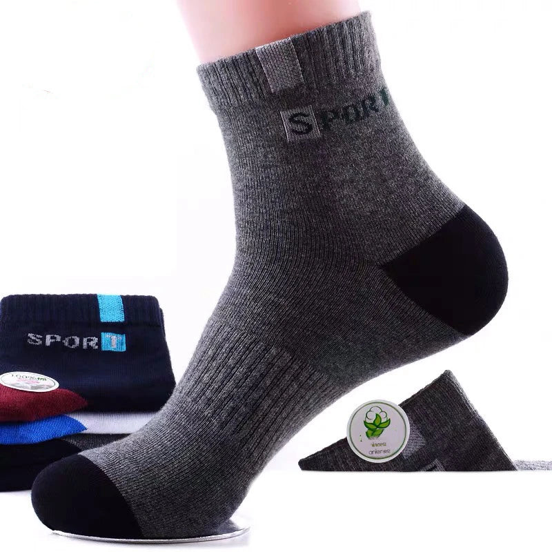 Men's Breathable Cotton Ankle Socks Comfortable Summer Low Cut Casual Socks 10 Pack