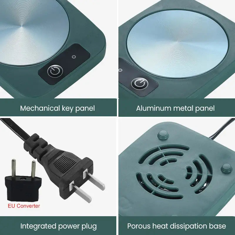 Coffee Mug Heating Pad Cup Warmer USB Electric Mat Set