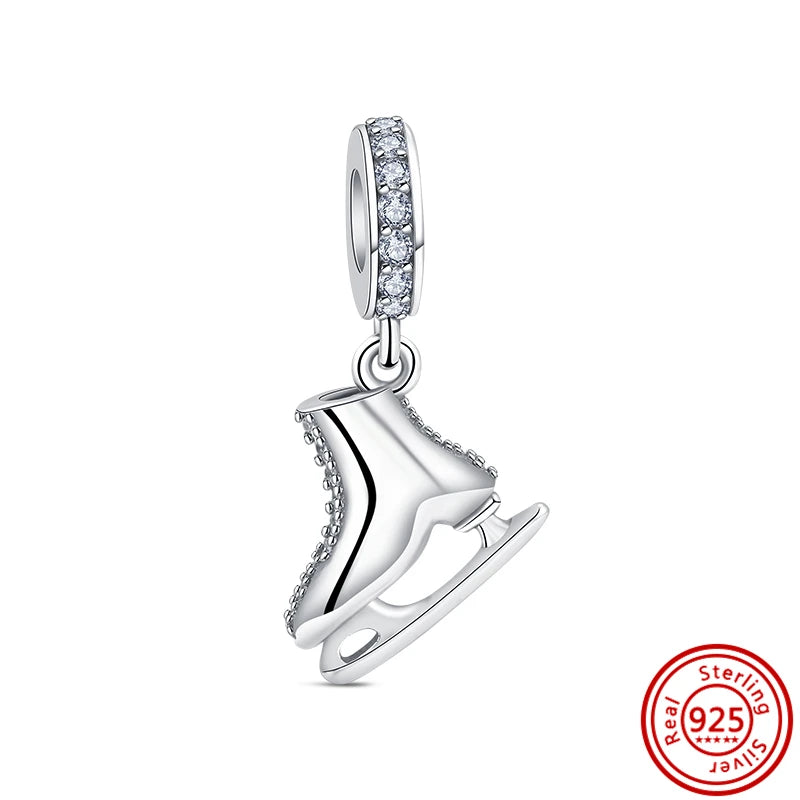 925 Silver Lucky Crown Butterfly Heart Family Tree Beads