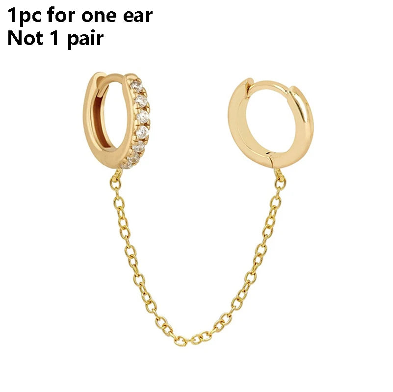 Colorful Crystal Heart Hoop Earrings for Women in Stainless Steel with 14k Gold Plating and Cubic Zirconia Luxury Jewelry