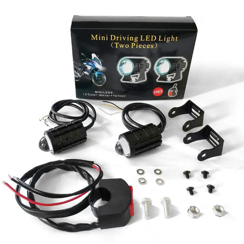 M2 Motorcycle LED Headlamp Two Color 2000LM Waterproof