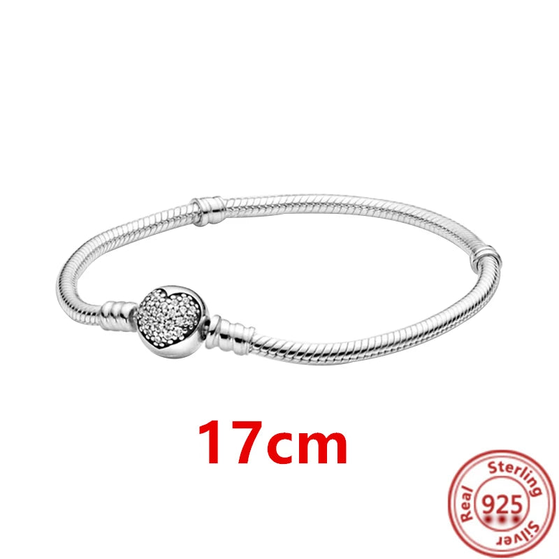 Fit Original Pantaro 925 Silver Zodiac Charm Bracelet with Colorful Zircon Beads GDL020-17