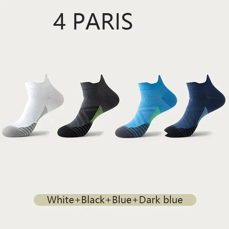Men's Breathable Cotton Ankle Socks Comfortable Summer Low Cut Casual Socks 10 Pack