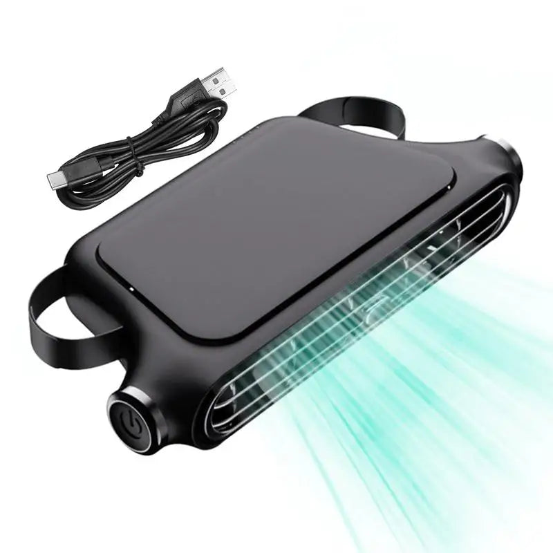 USB Charging Auto Cooling Air Fan for Vehicle 3 Speed Adjustable Truck Backseat Fans