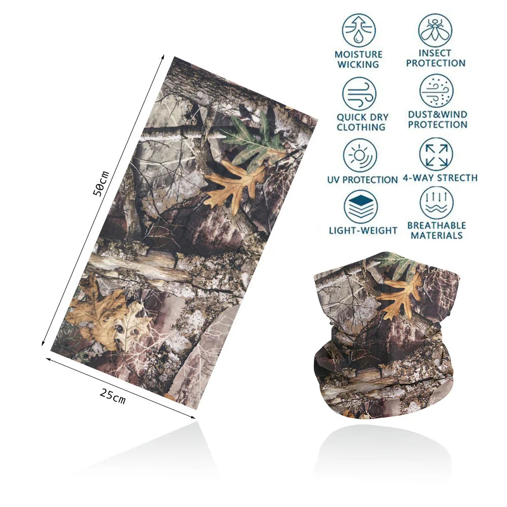 Camo Hunting Tactical Magic Bandana Camouflage Neck Gaiter CM176 25X50cm CHINA
