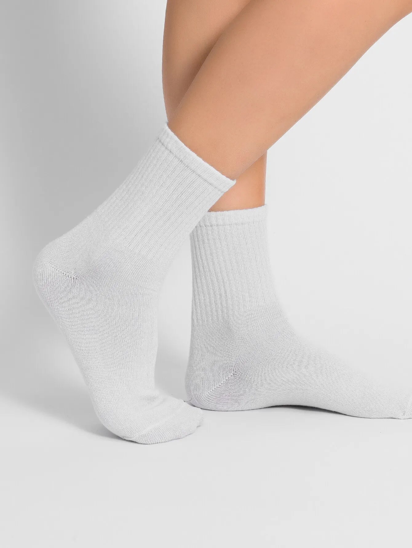 6/12 Pairs Middle Tube Socks For Men And Women Casual
