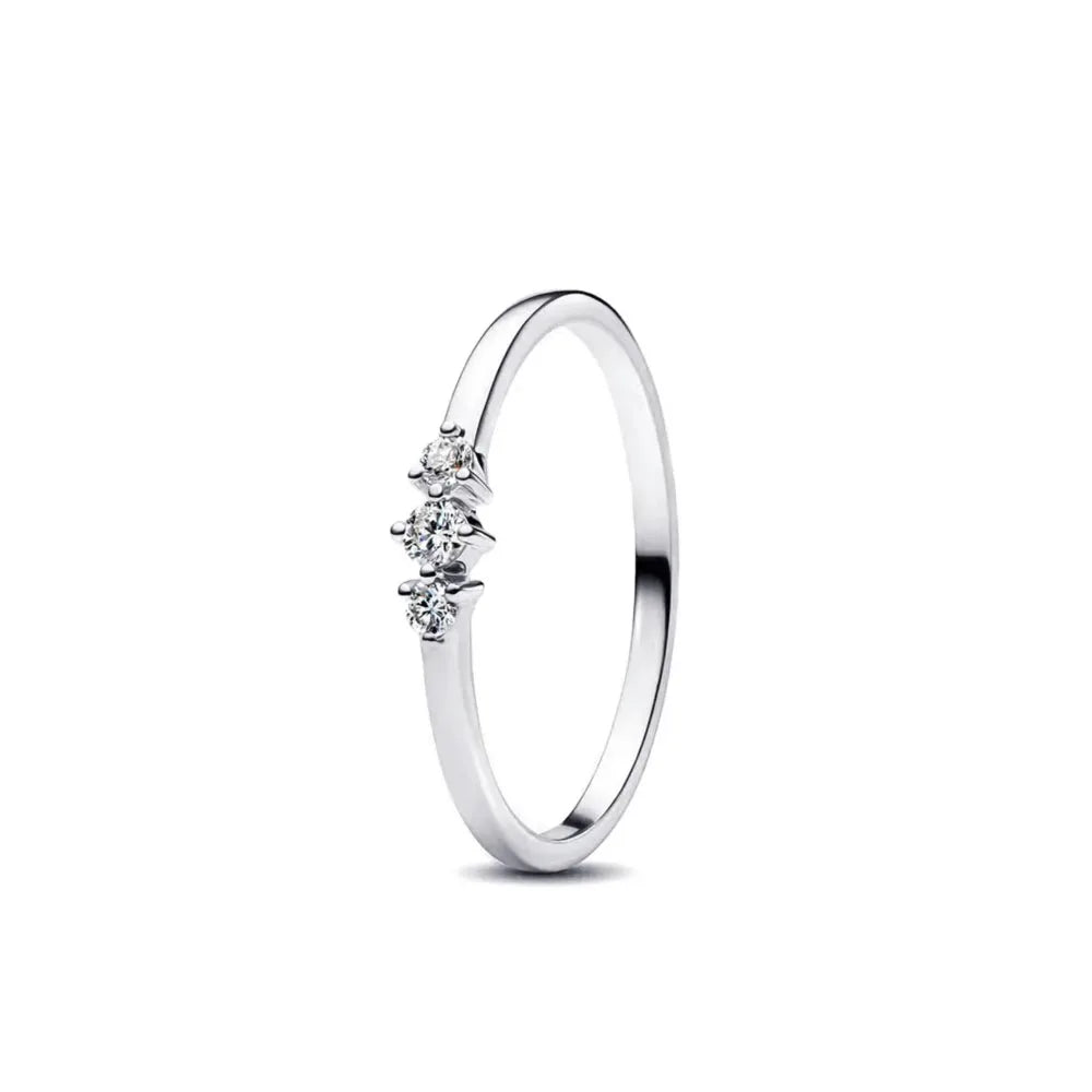 925 Sterling Silver Heart Zircon Ring for Women - Elegant European Wedding Jewelry P2240