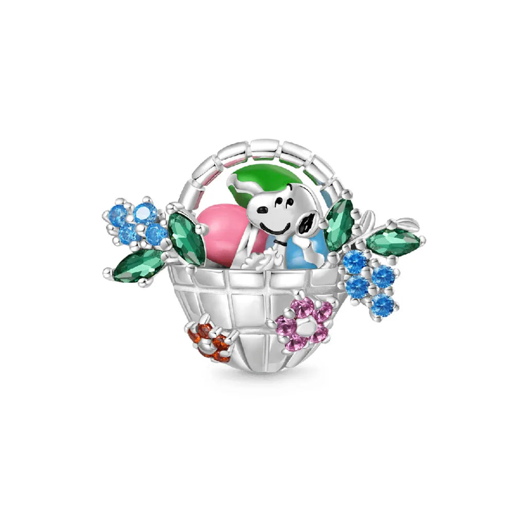 925 Silver Heart Bead Pendant For European Bracelet