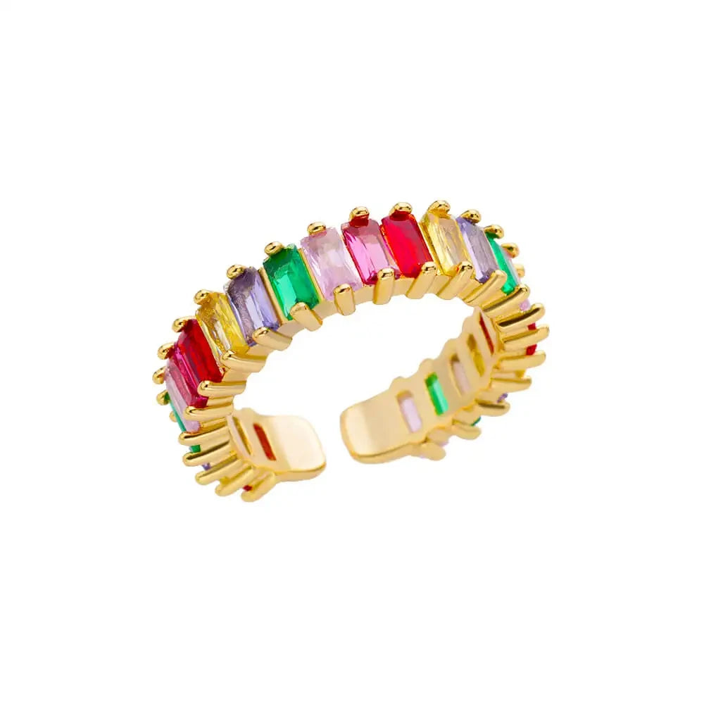 Gold Color 316L Stainless Steel Women's Rings - Fade-Resistant Luxury Wedding Jewelry with Free Shipping