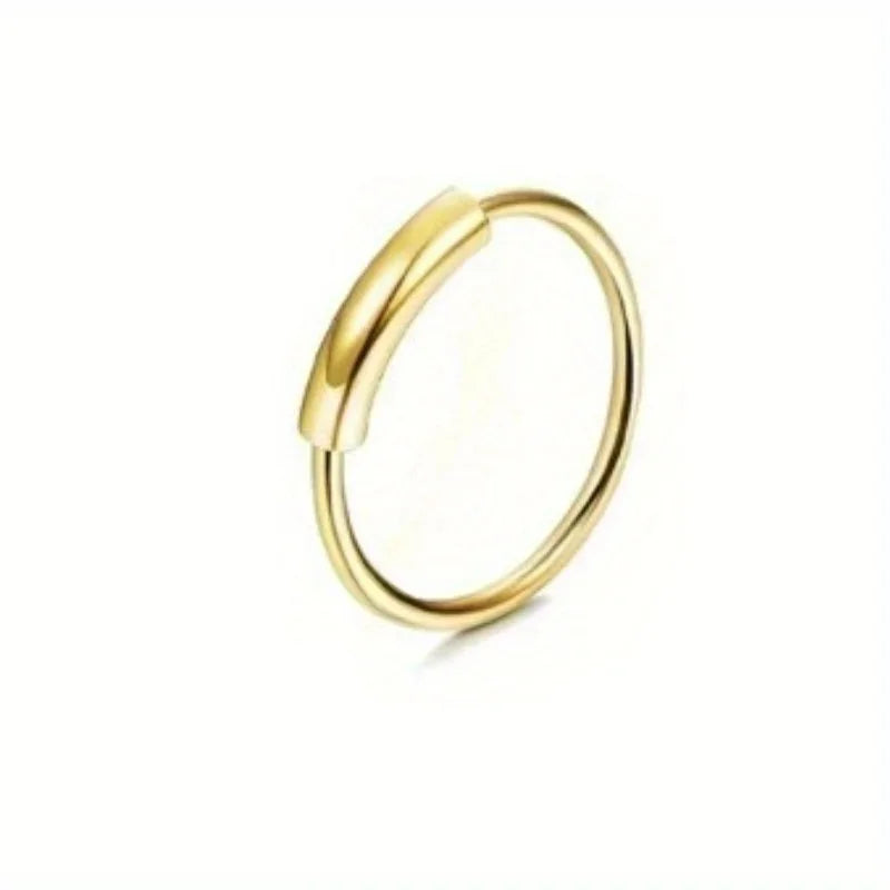 Bobisty Surgical Steel L Shaped Nose Ring Set Hypoallergenic Fashion Jewelry for Men and Women