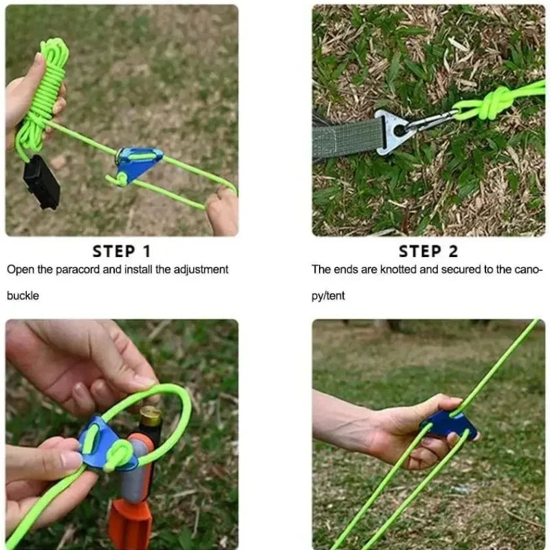 Camping Tent Rope Light Outdoor LED Waterproof 6mm Straps