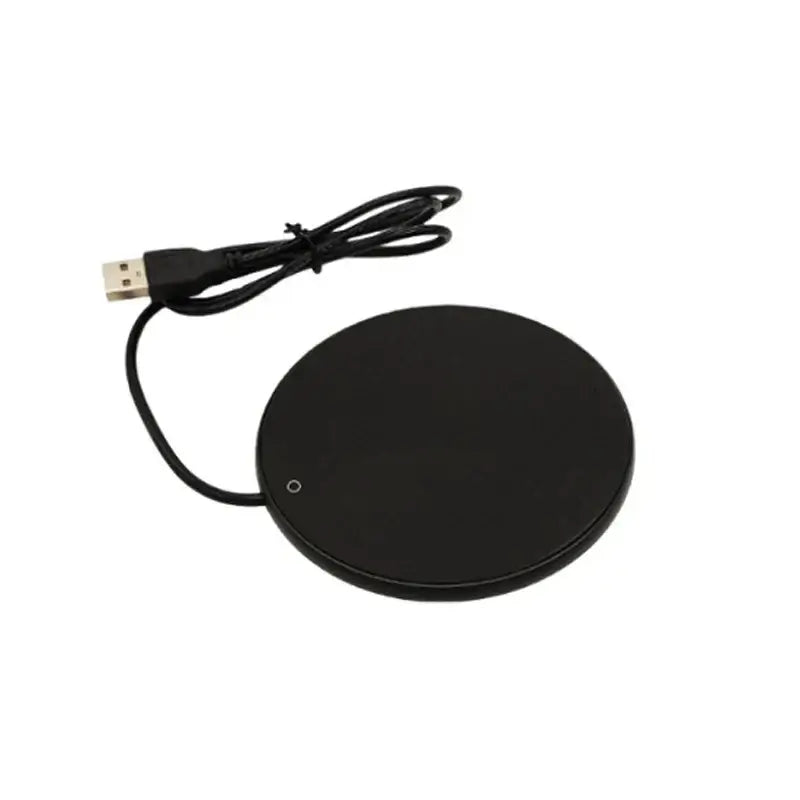 Coffee Cup Heater Mug Warmer USB Heating Pad For Desk Black CHINA