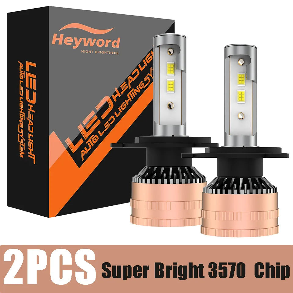 Heyword 300W 6000K LED Headlight Kit Universal Fit Car