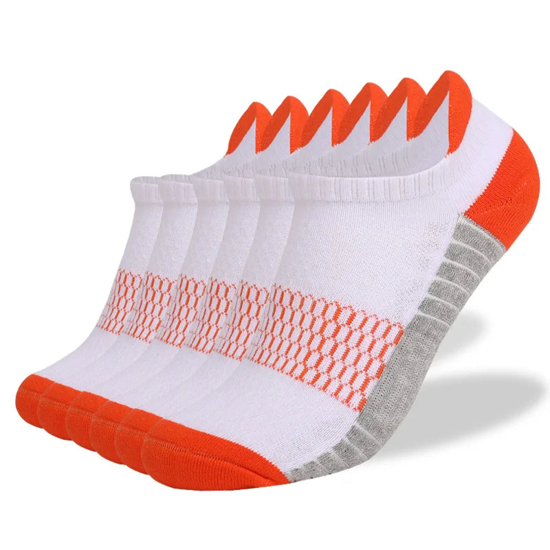 6 Pairs Women Cushioned Sports Socks Anti Odor Arch Support
