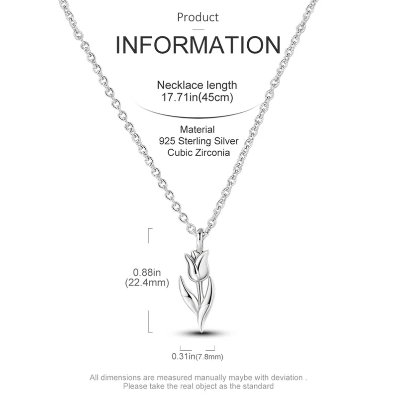 925 Sterling Silver Heart Chain Necklace for Women with Luxury Dog Paw Design Jewelry Gift KTN026