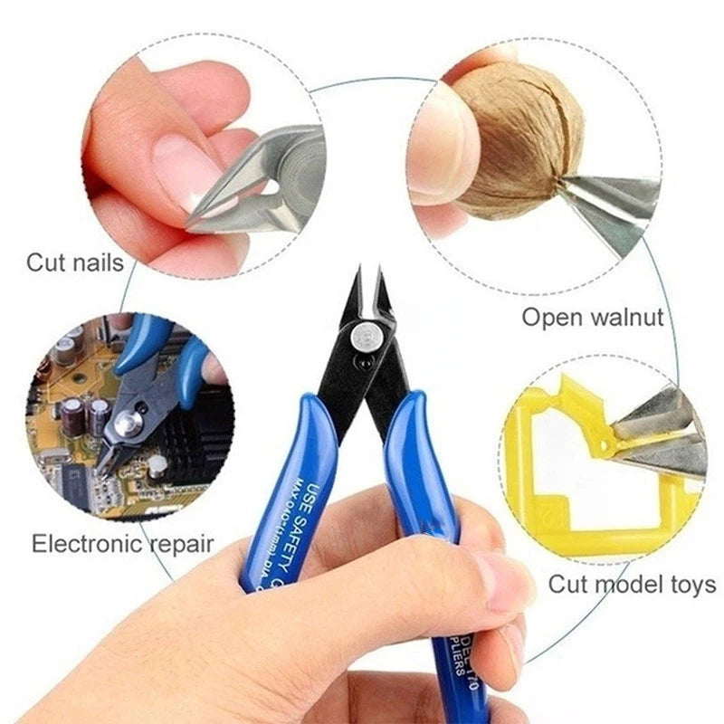 1Pc Top-Rated User-Friendly Diagonal Pliers - Precision Wire Cutters for Effortless Snipping