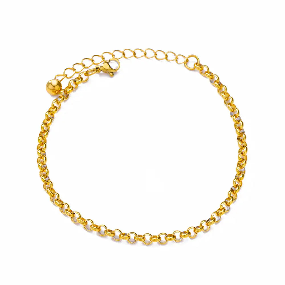 Gold Imitation Pearl Anklets for Women with Stainless Steel Chain - Perfect Summer Beach Accessories and Gifts