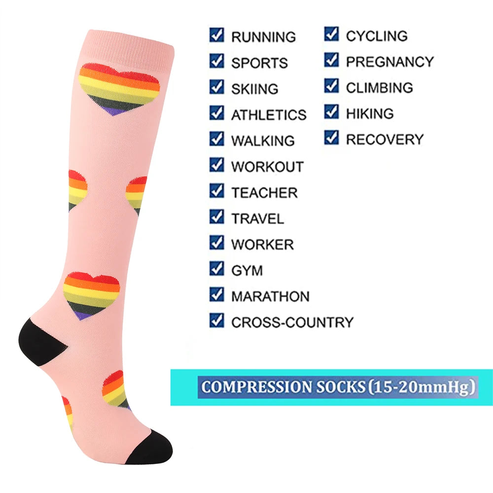 Women Compression Socks Promote Circulation For Running