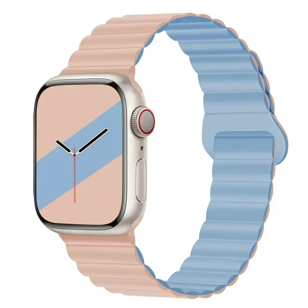 New 2025 Liquid Silicone Magnetic Band For Apple Watch