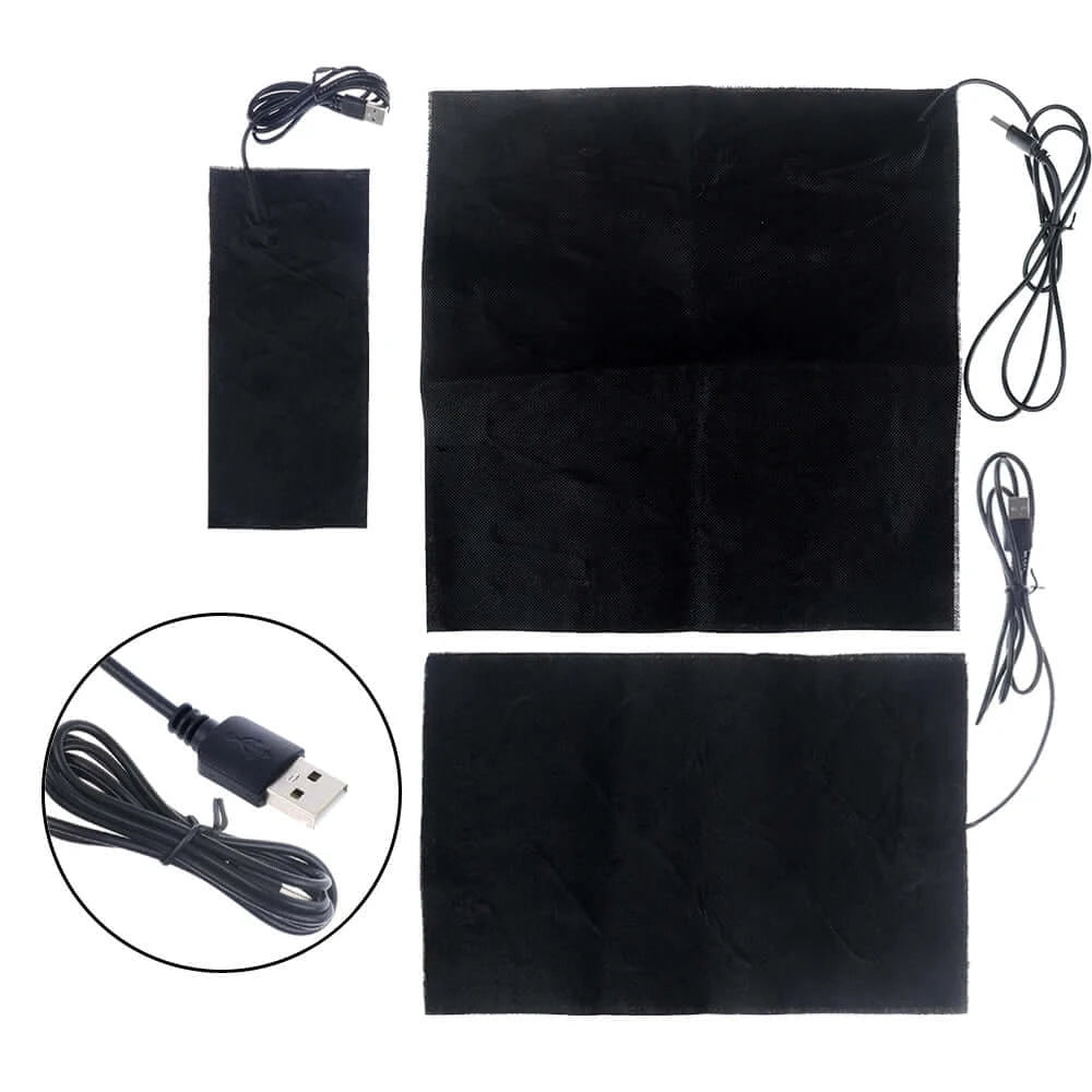 5V USB Warm Paste Pad Carbon Fiber Heating Pad Body Warmer