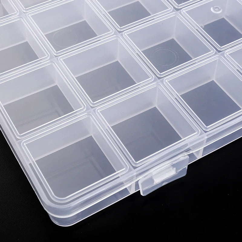 ClearCraft Adjustable Bead Organizer Box Top Rated Storage Solution for Jewelry and Crafts
