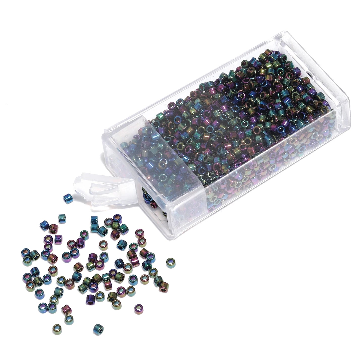 Vintage Japanese 2mm Glass Spacer Beads for Jewelry Making and Needlework