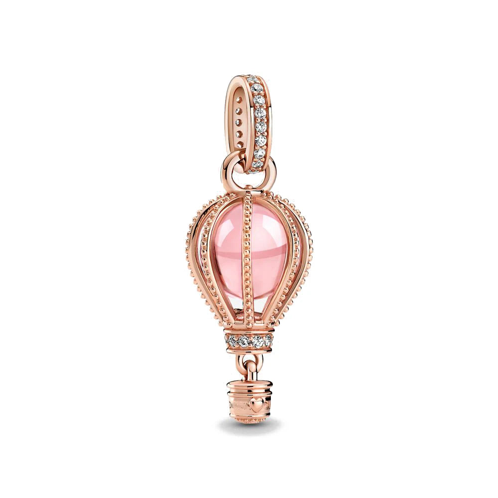Rose Gold Butterfly Lock Key Charms Beads for DIY Jewelry Making F512