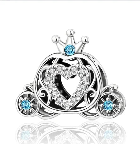 925 Sterling Silver Halloween Charms Pumpkin Ghost Witch Hat Pendant Beads for DIY Bracelet Necklace