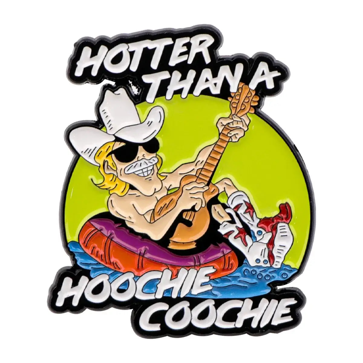 Country Singer Enamel Pin Vintage Brooch Retro Music Gift 1