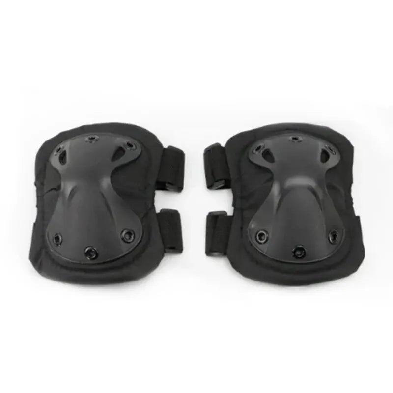 Outdoor Tactical Protective Gear Set Of 4 Knee And Elbow Pads black Elbow pads