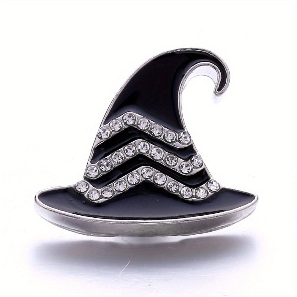 Colorful Rhinestone Snap Button for DIY Jewelry Bracelet Necklace Accessories