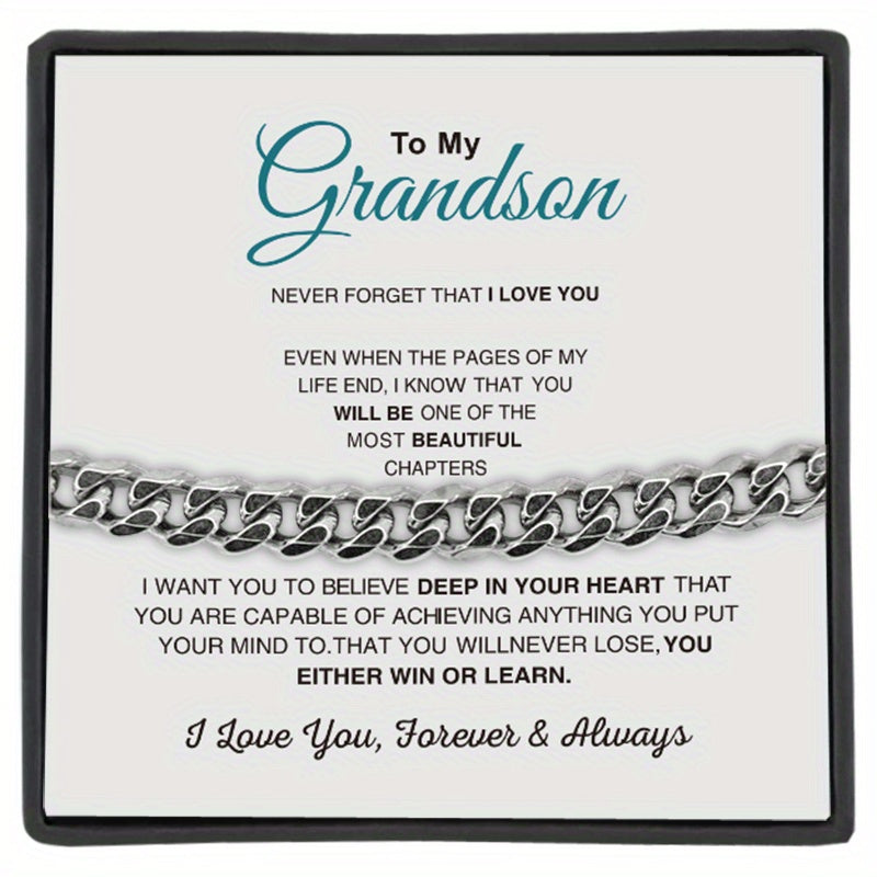Trendy Classic Stainless Steel Chain Necklace Jewelry Set for Men and Women with Gift Box