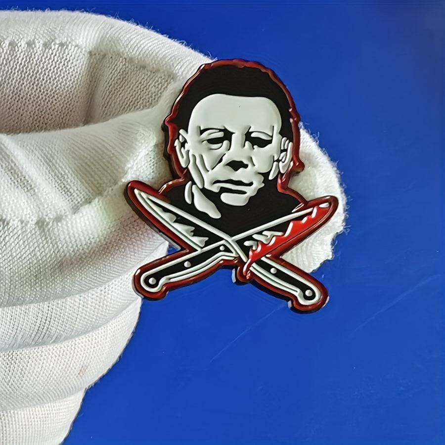 Halloween Gothic Ghost Baby Enamel Brooch Pin for Backpack and Clothing