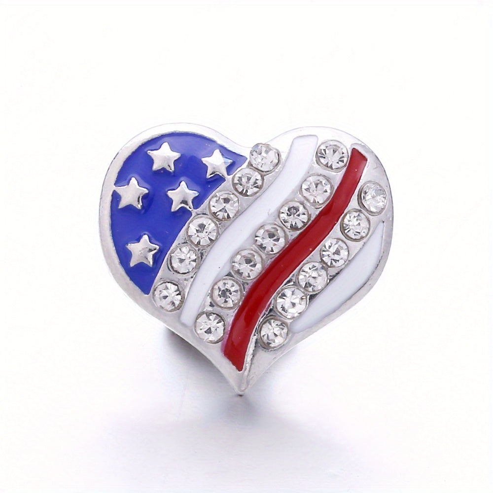 Colorful Rhinestone Snap Button for DIY Jewelry Bracelet Necklace Accessories
