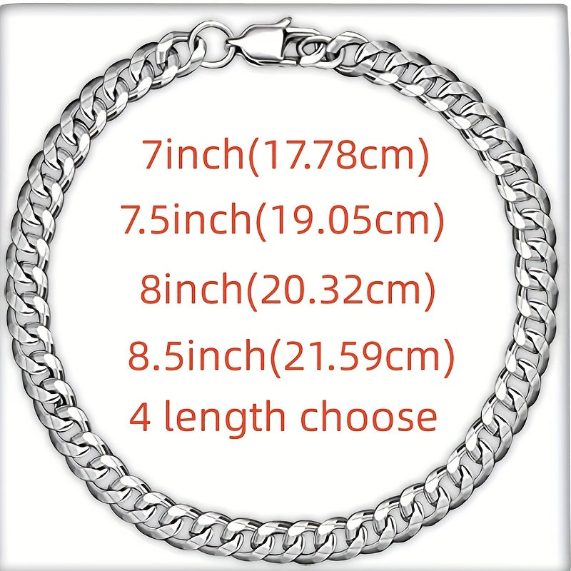 Trendy Classic Stainless Steel Chain Necklace Jewelry Set for Men and Women with Gift Box