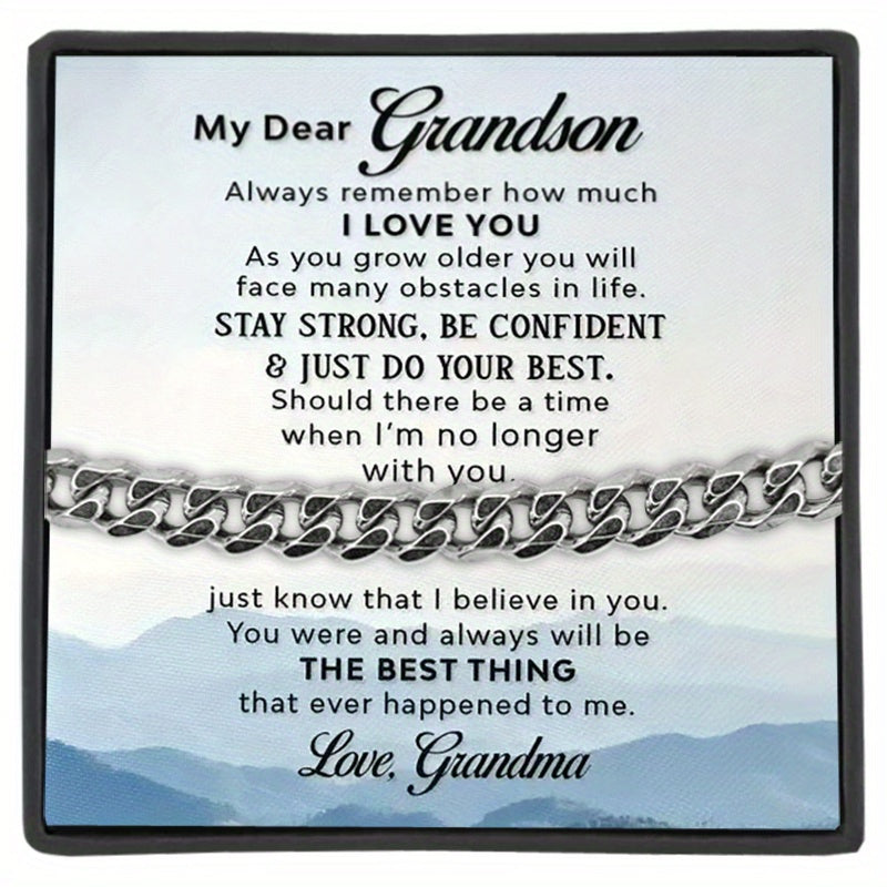 Trendy Classic Stainless Steel Chain Necklace Jewelry Set for Men and Women with Gift Box