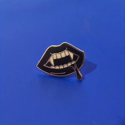 Gothic Horror Lips Anime Brooch Pin for Halloween Fashion Accessories